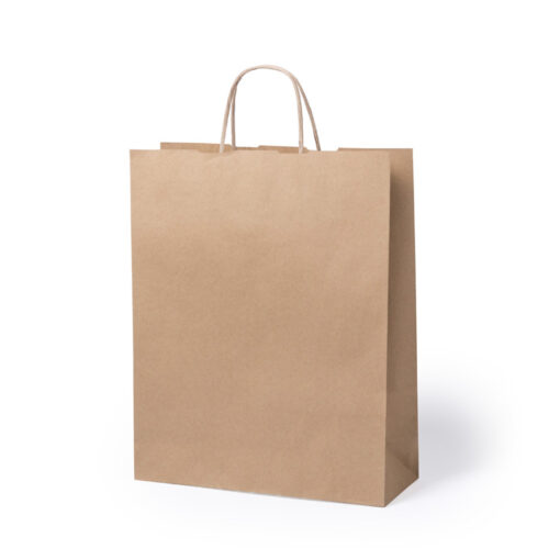 bolsa5485 bolsa papel kraft 32+12x40 cm.