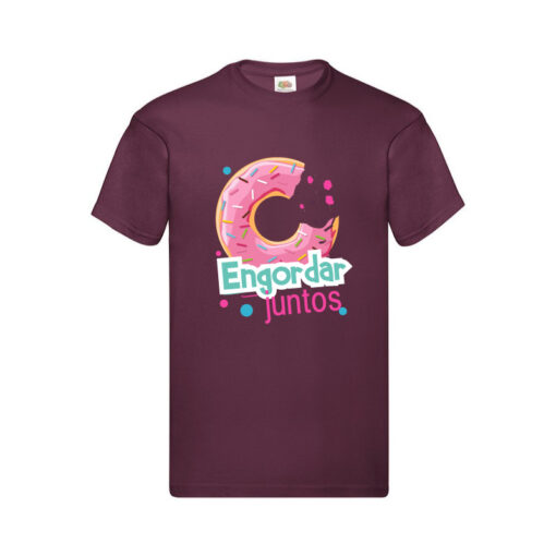 camiseta-engordar-juntos-granate